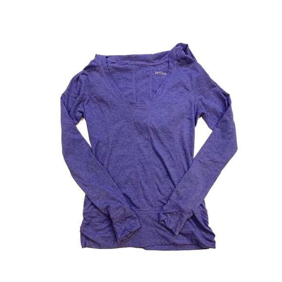 Zella Tops - Zella Long Sleeve Hoodie T-Shirt Women’s Size XS